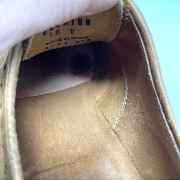 POLO RALPH LAUREN Brenton Suede Wingtip in New Pale Russet Size 10D main image 10